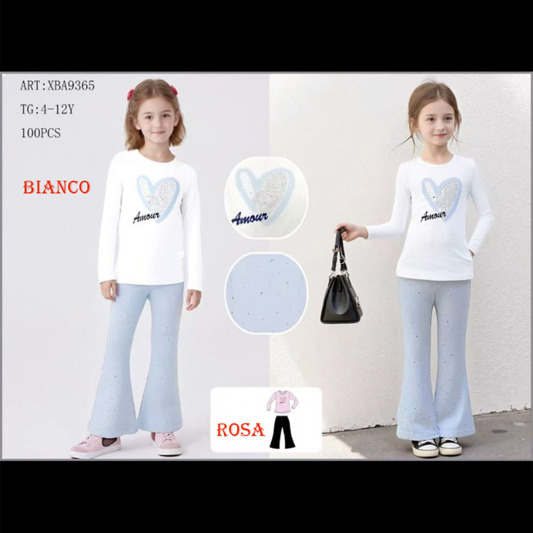 Immagine di Completo bambina primavera Miss Bellina Art. XBA9365