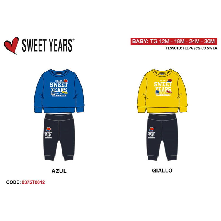 Immagine di Tuta neonato primavera Sweet Years Art. 8375T0012