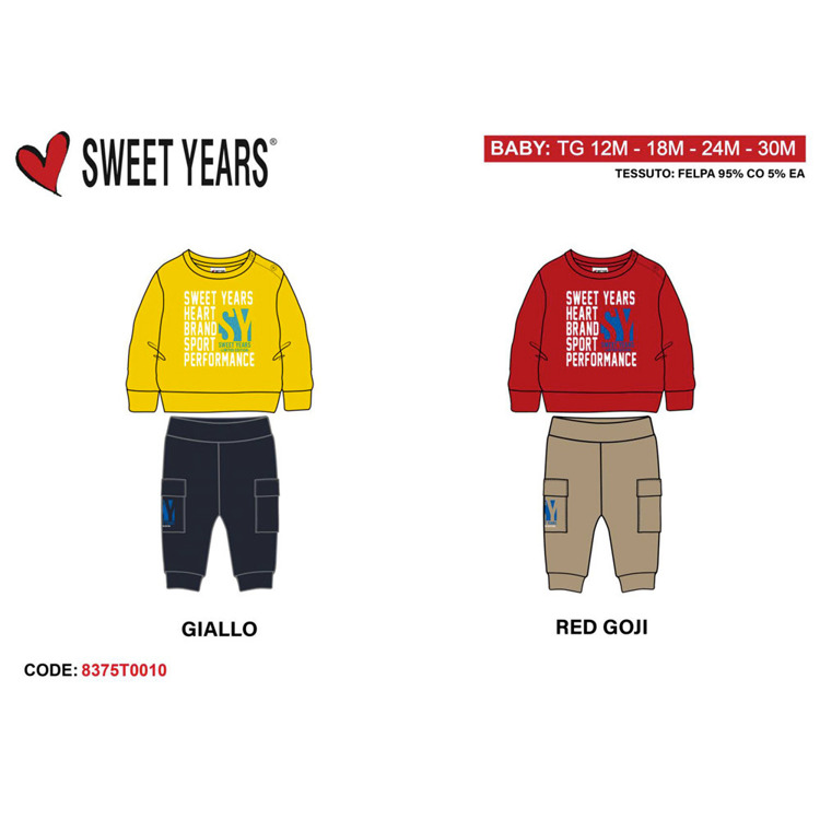 Immagine di Tuta neonato primavera Sweet Years Art. 8375T0010