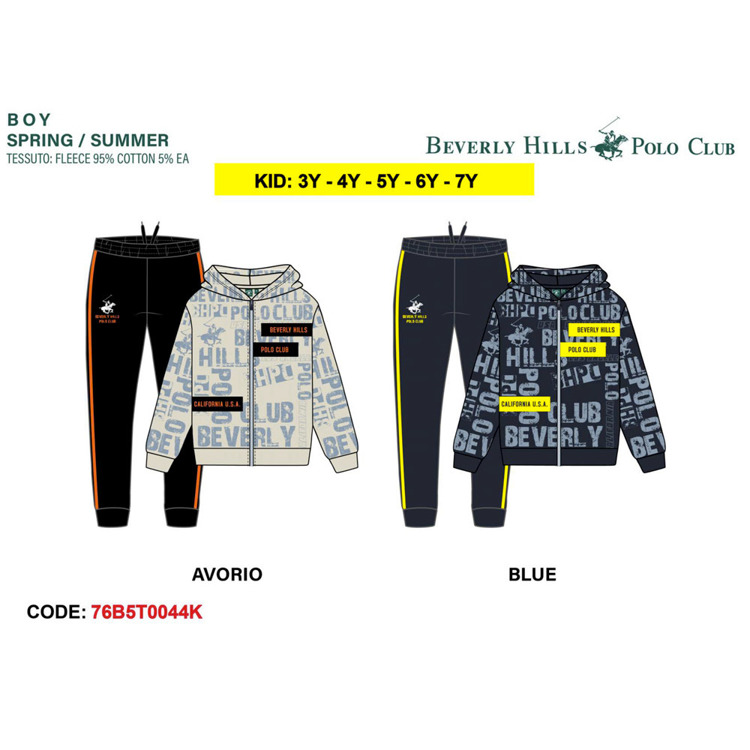 Immagine di Tuta bambino primavera Polo Club Art. 76B5T0044K