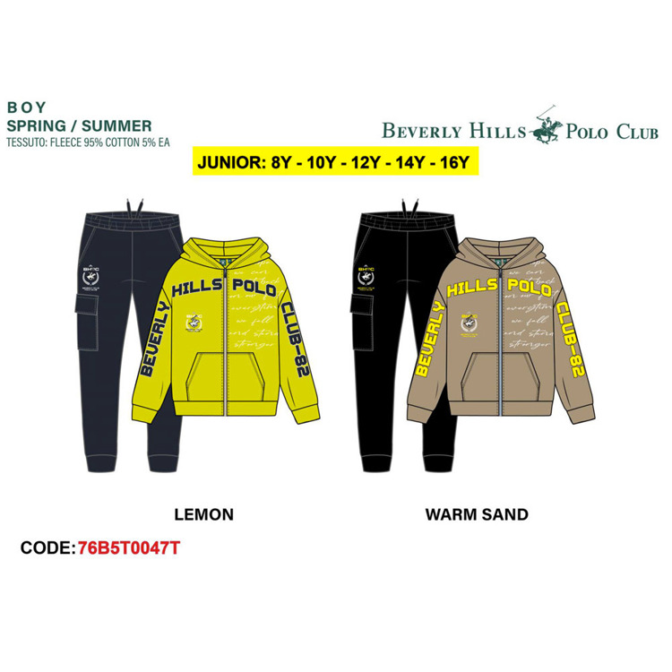 Immagine di Tuta ragazzo primavera Polo Club Art. 76B5T0047T