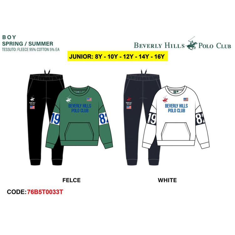 Immagine di Tuta ragazzo primavera Polo Club Art. 76B5T0033T