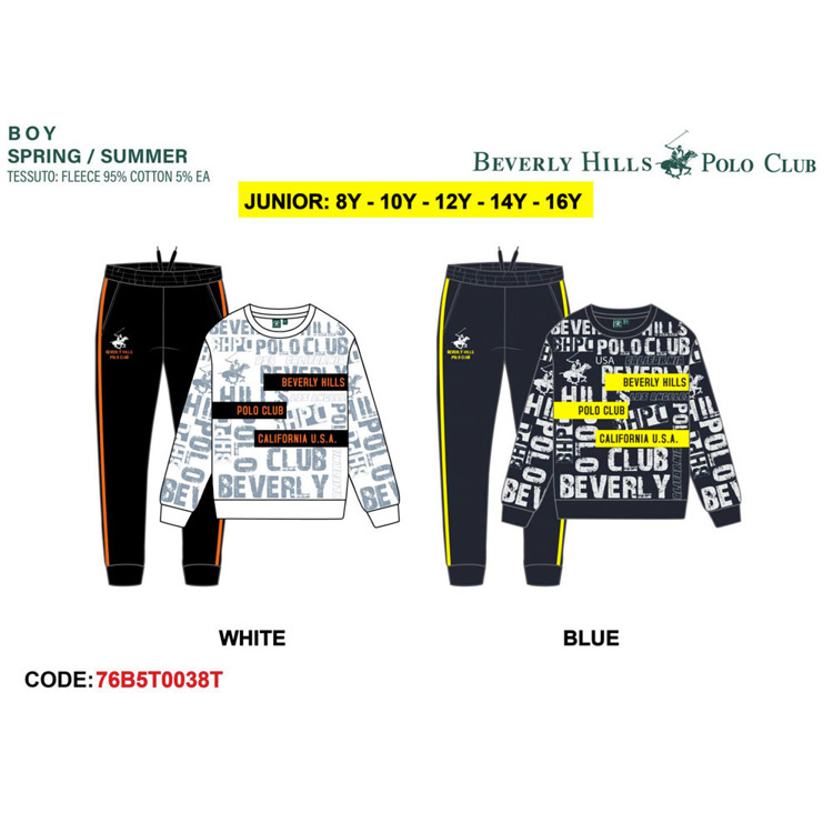 Immagine di Tuta ragazzo primavera Polo Club Art. 76B5T0038T