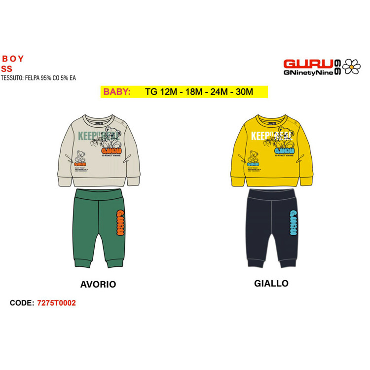 Immagine di Tuta primavera neonato Guru Art. 7275T0002