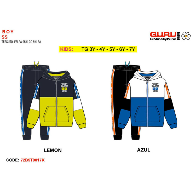 Immagine di Tuta primavera bambino Guru Art. 72B5T0017K