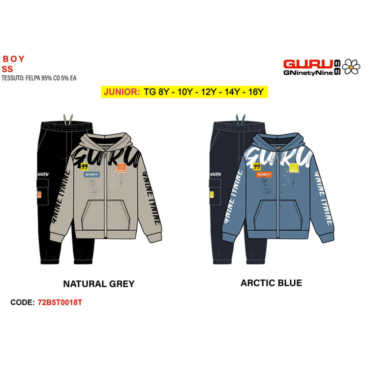 Immagine di Tuta primavera ragazzo Guru Art. 72B5T0018T