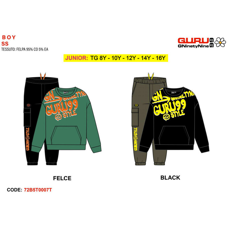 Immagine di Tuta primavera ragazzo Guru Art. 72B5T0007T
