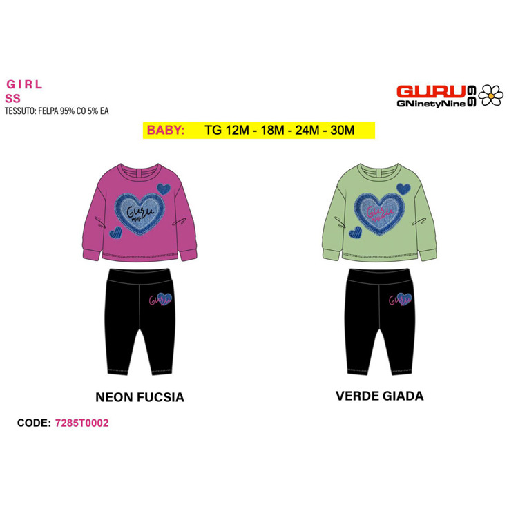 Immagine di Tuta primavera neonata Guru Art. 7285T0002