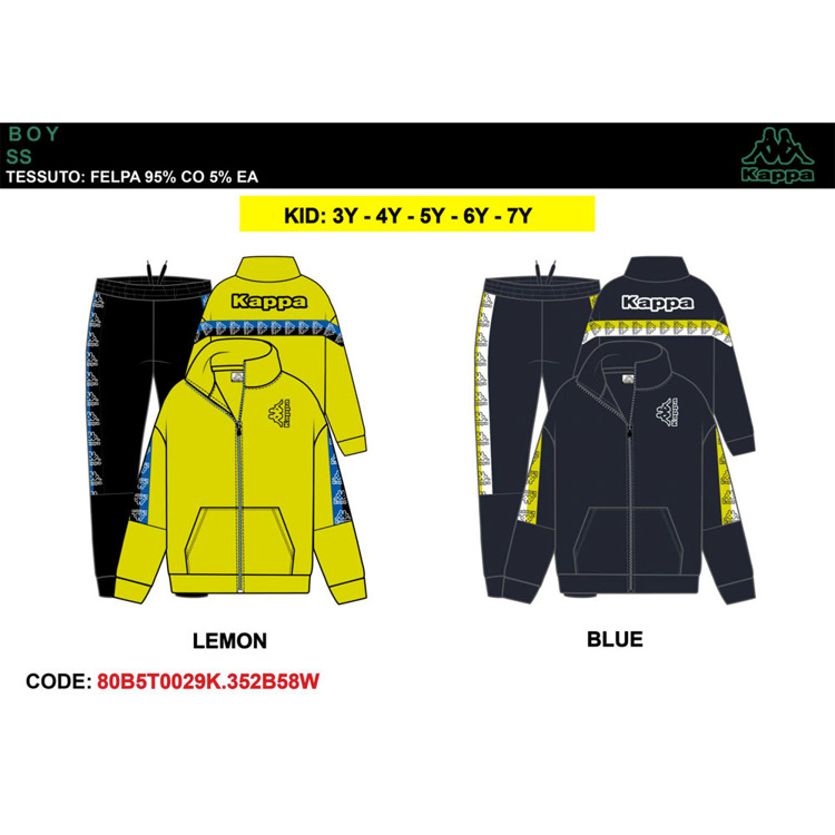 Immagine di Tuta bambino primavera Kappa Art. 80B5T0029K