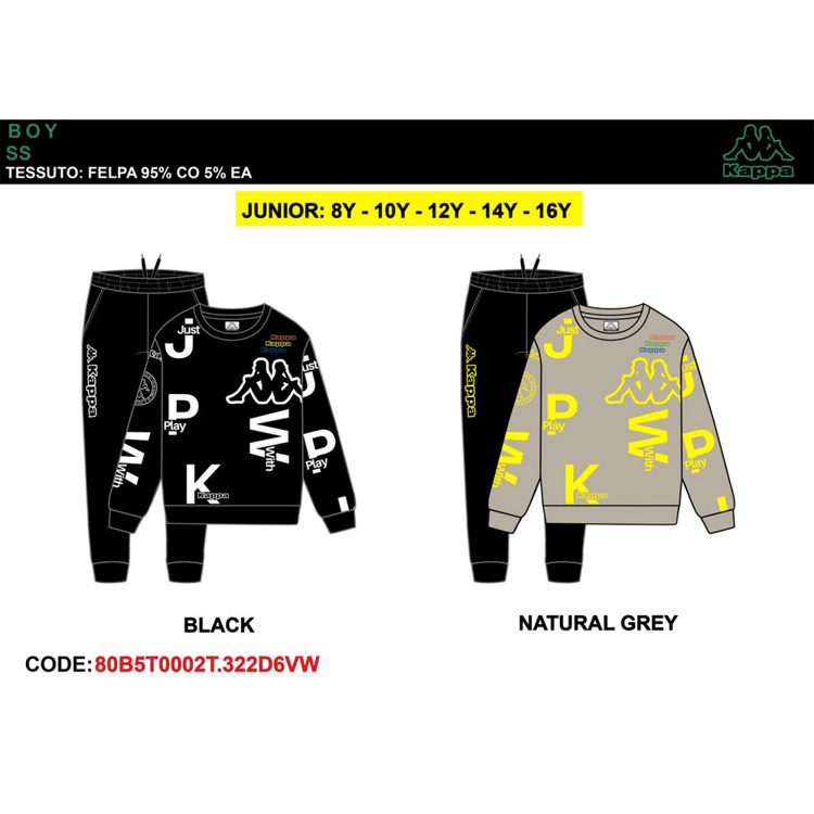 Immagine di Tuta ragazzo primavera Kappa Art. 80B5T0002T