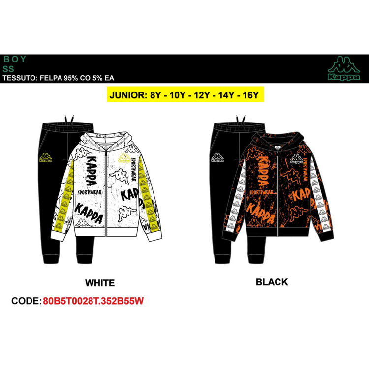 Immagine di Tuta ragazzo primavera Kappa Art. 80B5T0028T