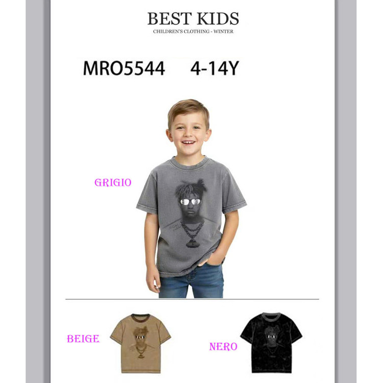 Immagine di T-shirt m/m bambino estate Best kids Art. MRO5544