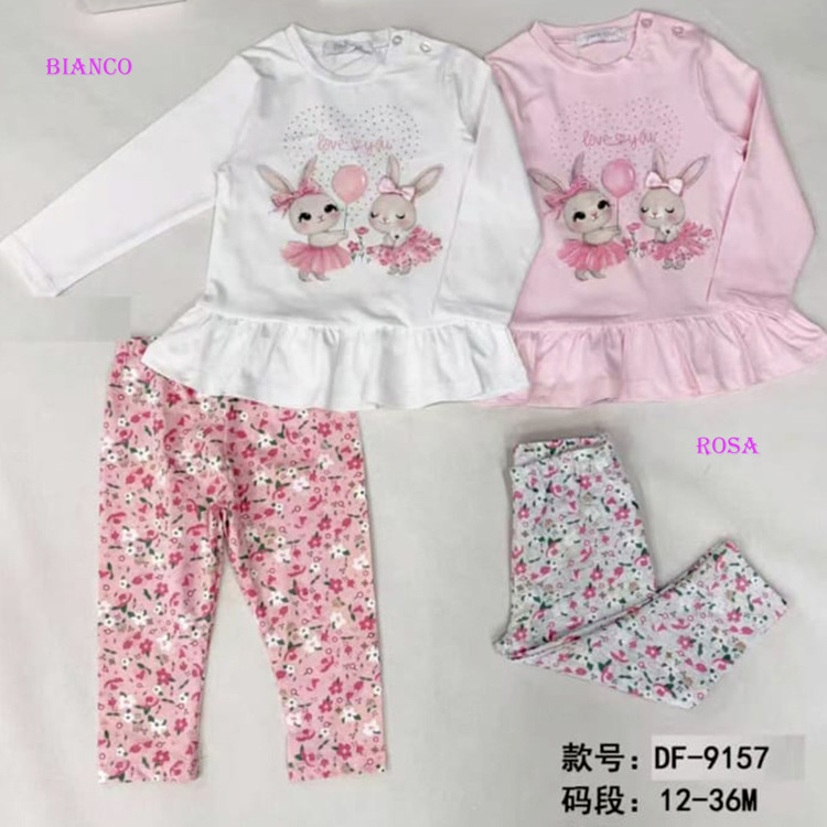 Immagine di Completo neonata primavera Pink Girl Art. DF9157