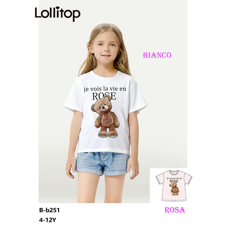 Immagine di T-Shirt m/m estate bambina Lollitop Art. BB251
