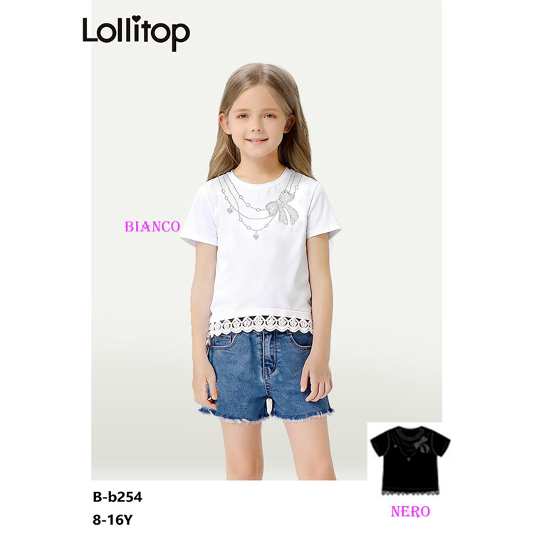 Immagine di T-Shirt m/m estate ragazza Lollitop Art. BB254
