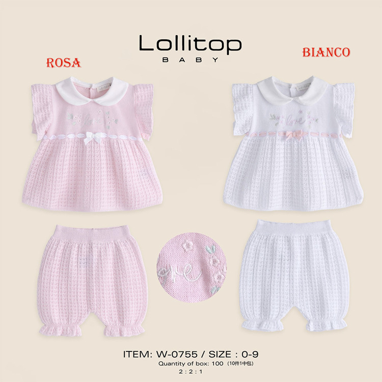 Immagine di Completo neonata estate Lollitop Art. W0755