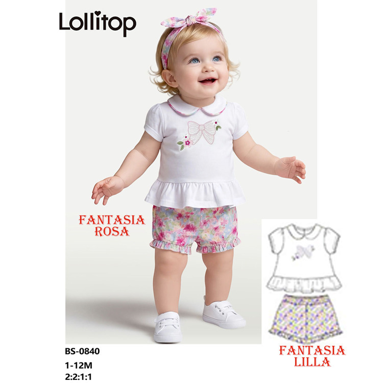 Immagine di Completo neonata estate Lollitop Art. BS0840
