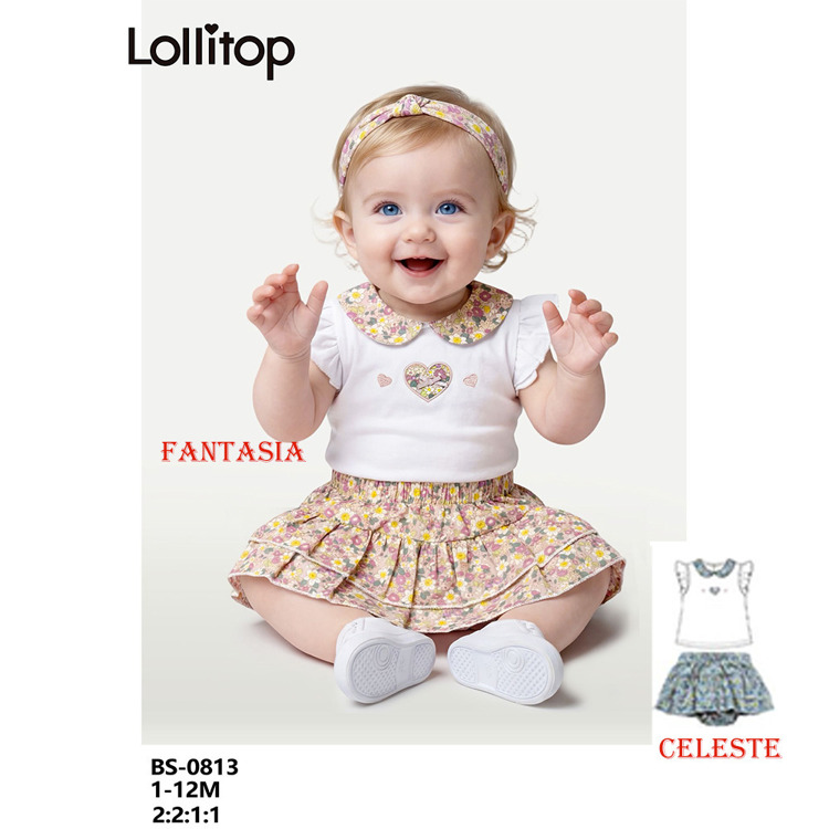 Immagine di Completo neonata estate Lollitop Art. BS0813