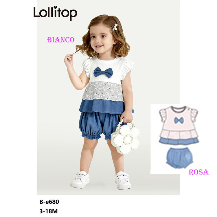 Immagine di Completo neonata estate Lollitop Art. BE680