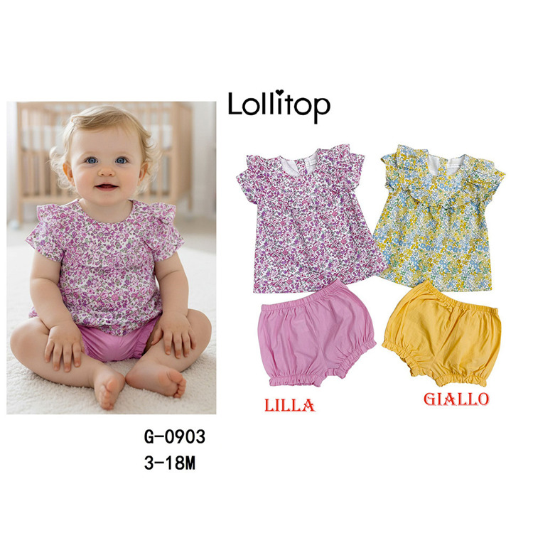 Immagine di Completo neonata estate Lollitop Art. G0903