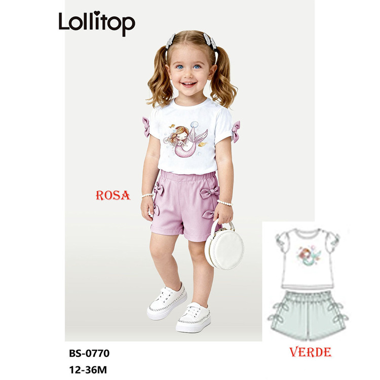 Immagine di Completo neonata estate Lollitop Art. BS0770