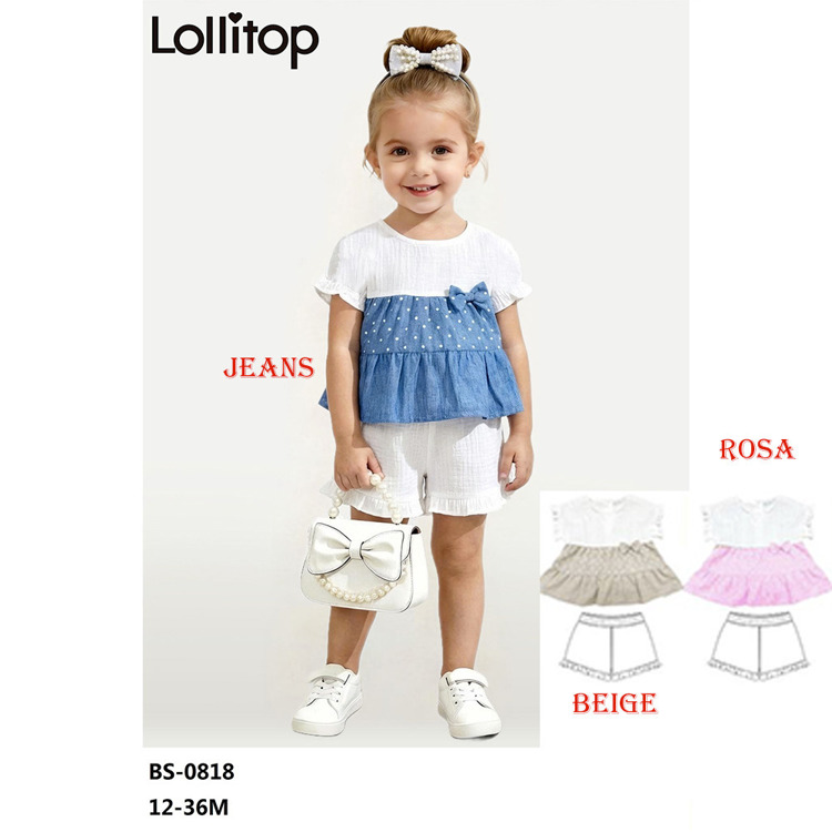 Immagine di Completo neonata estate Lollitop Art. BS0818