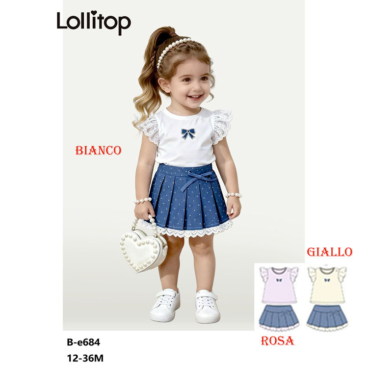 Immagine di Completo neonata estate Lollitop Art. BE684