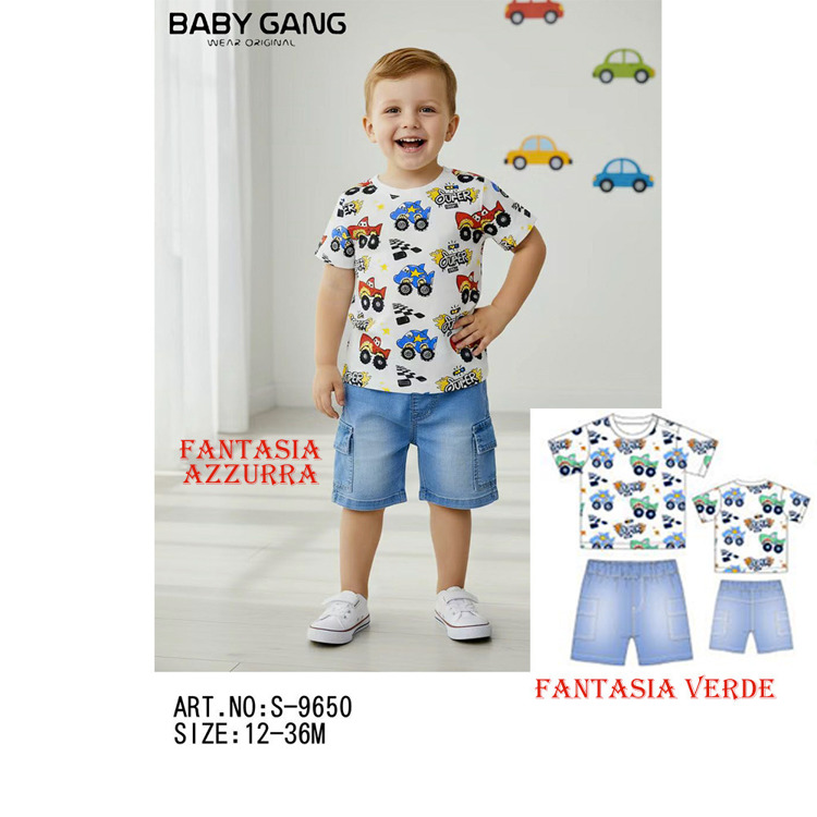 Immagine di Completo neonato estate Small Gang Art. S9650