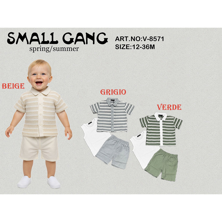 Immagine di Completo neonato estate Small Gang Art. V8571