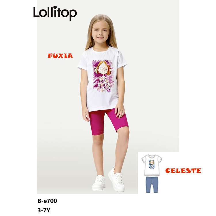 Immagine di Completo bambina estate Lollitop Art. BE700