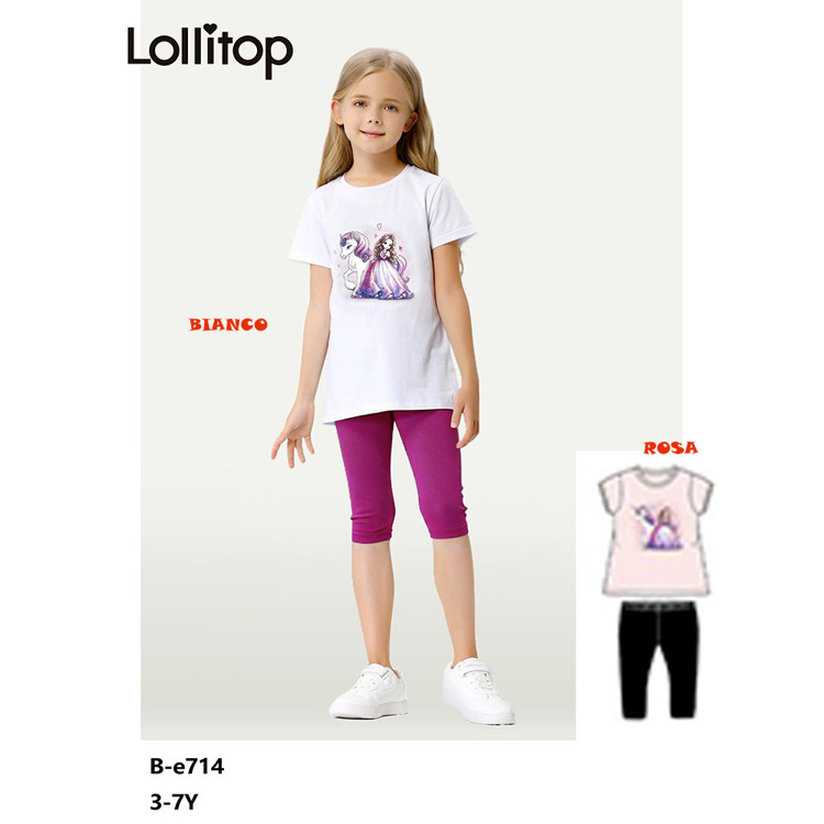 Immagine di Completo bambina estate Lollitop Art. BE714