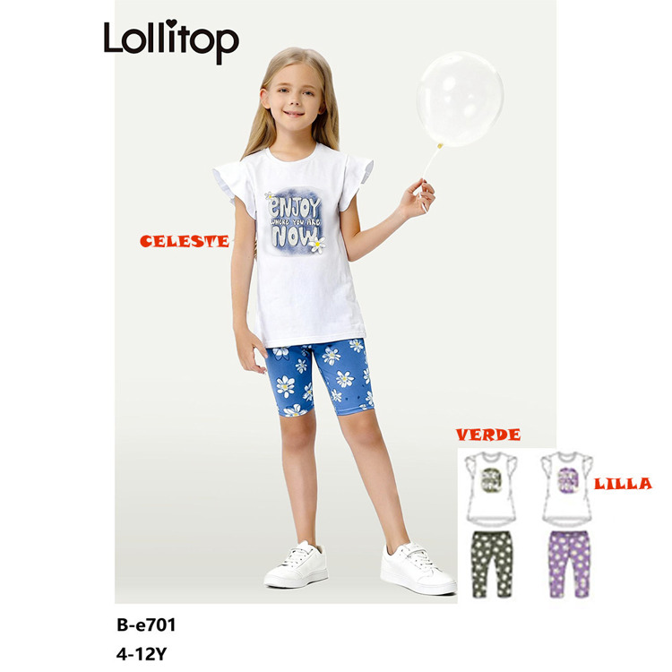 Immagine di Completo bambina estate Lollitop Art. BE701