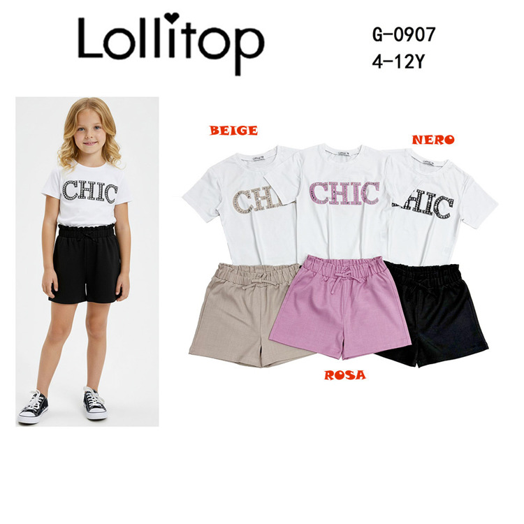 Immagine di Completo bambina estate Lollitop Art. G0907