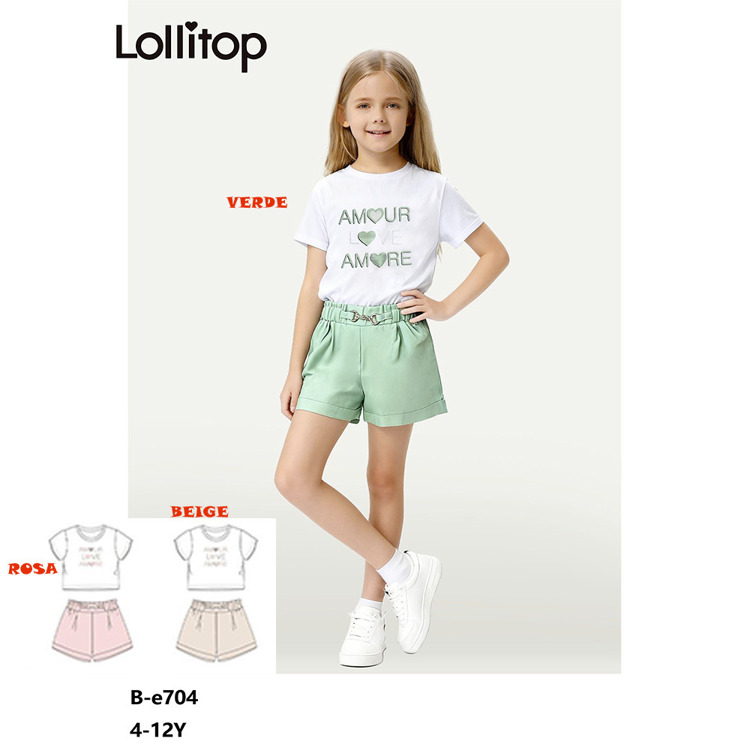 Immagine di Completo bambina estate Lollitop Art. BE704