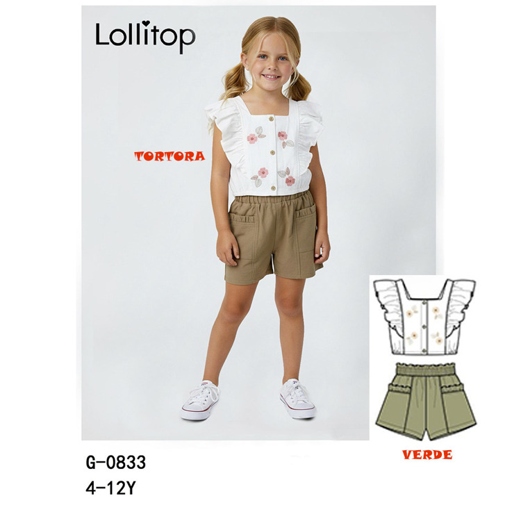 Immagine di Completo bambina estate Lollitop Art. G0833