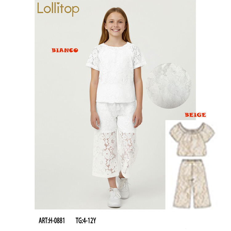 Immagine di Completo bambina estate Lollitop Art. H0881