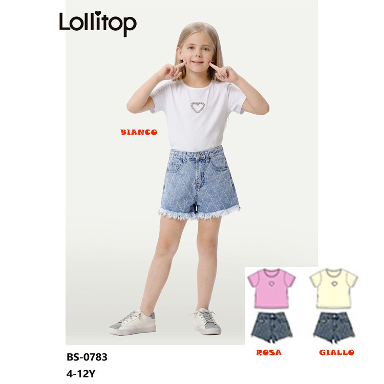 Immagine di Completo bambina estate Lollitop Art. BS0783