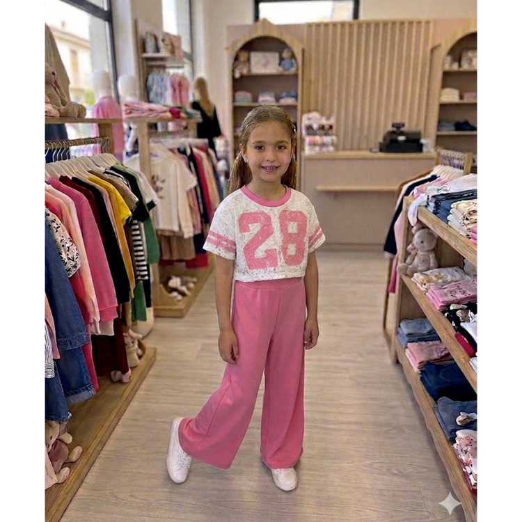 Immagine di Completo bambina primavera My Times Art. 1135