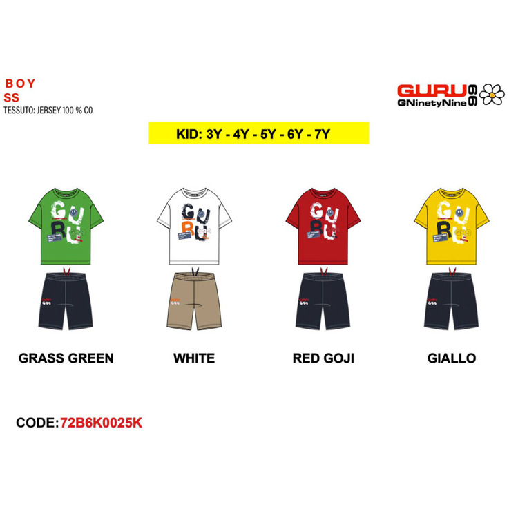 Immagine di Completo bambino estate Guru Art. 72B6K0025K