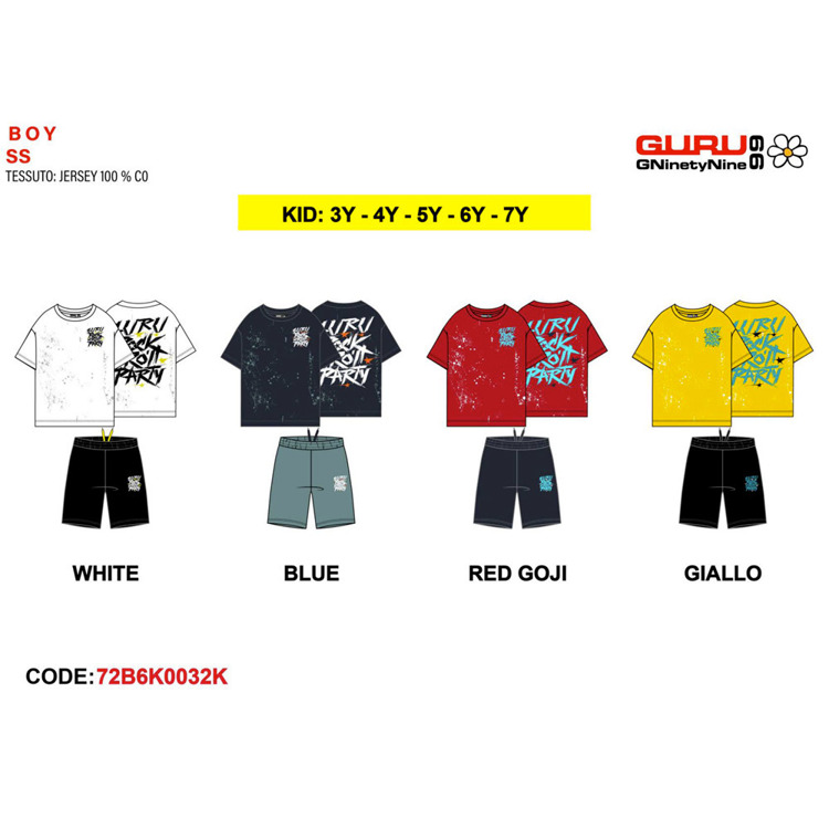 Immagine di Completo bambino estate Guru Art. 72B6K0032K