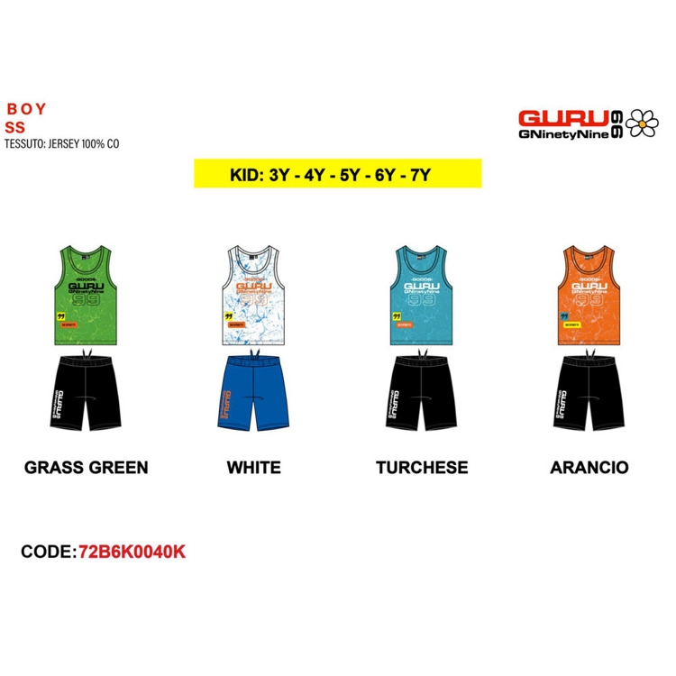 Immagine di Completo bambino estate Guru Art. 72B6K0040K