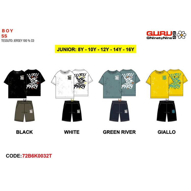 Immagine di Completo ragazzo estate Guru Art. 72B6K0032T