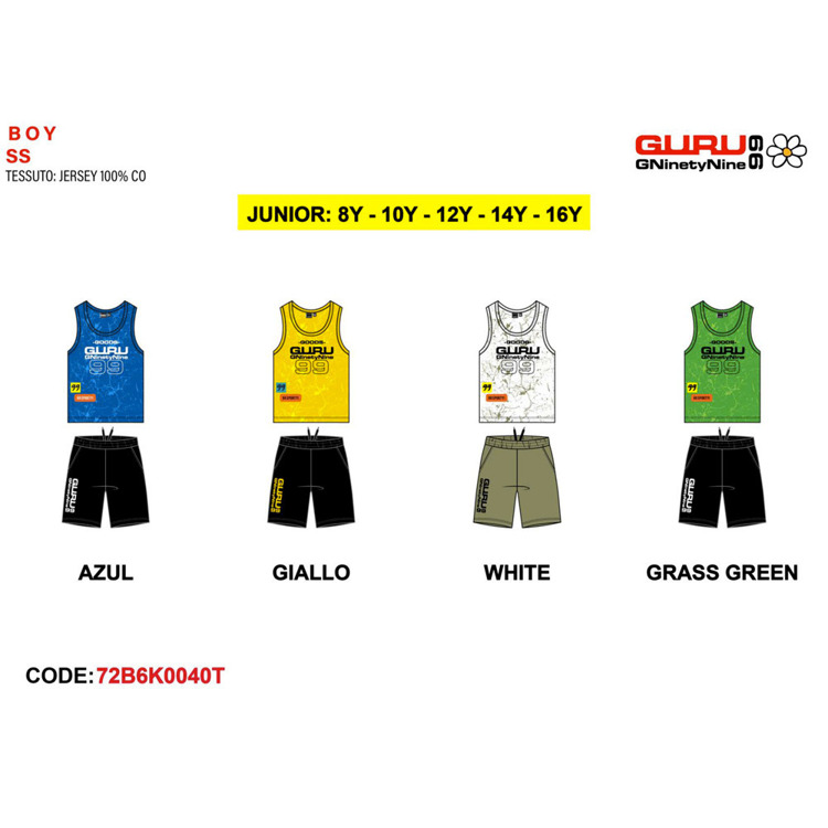 Immagine di Completo ragazzo estate Guru Art. 72B6K0040T