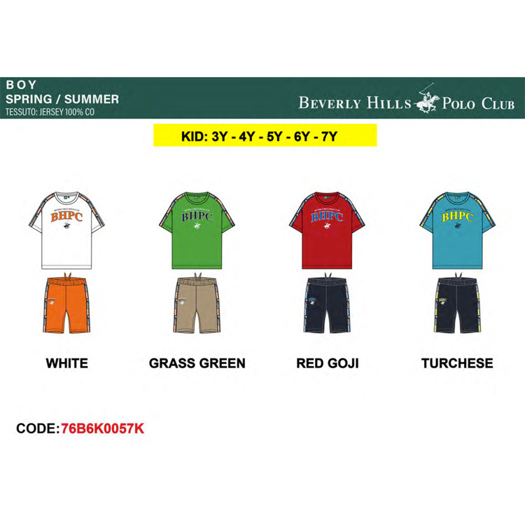 Immagine di Completo bambino estate Polo Club Art. 76B6K0057K