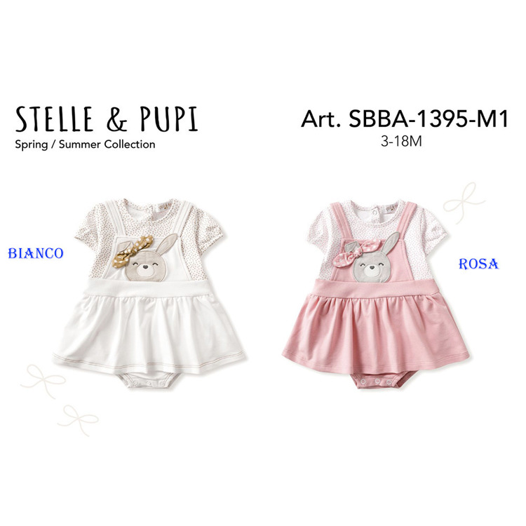 Immagine di Vestina neonata estate Stelle & Pupi Art. SBBA1395