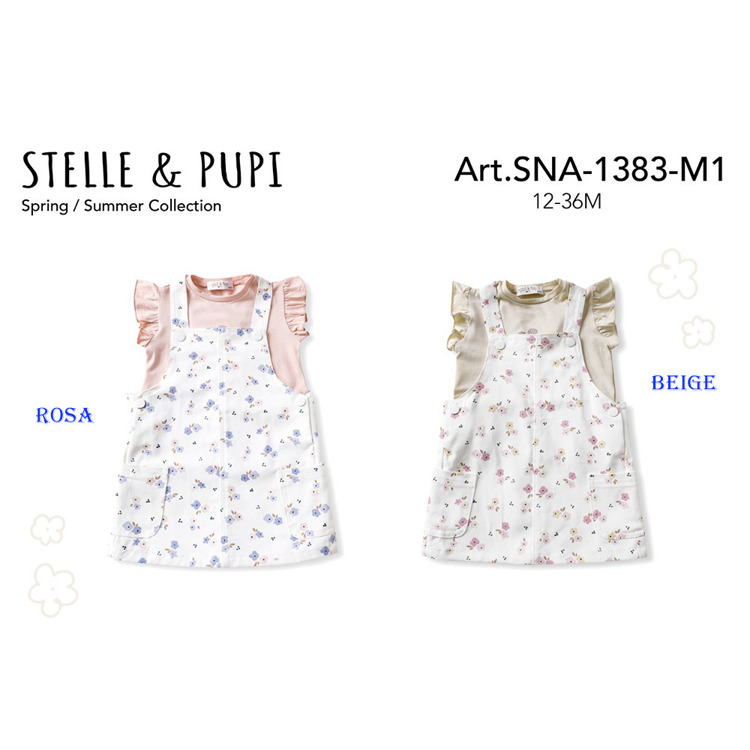 Immagine di Completo neonata estate Stelle & Pupi Art. SNA1383