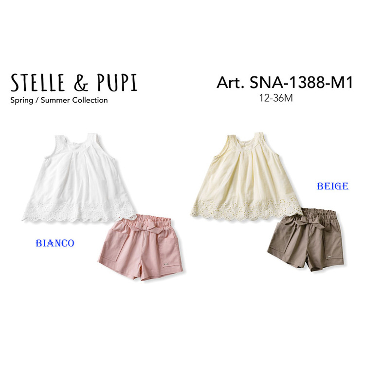 Immagine di Completo neonata estate Stelle & Pupi Art. SNA1388