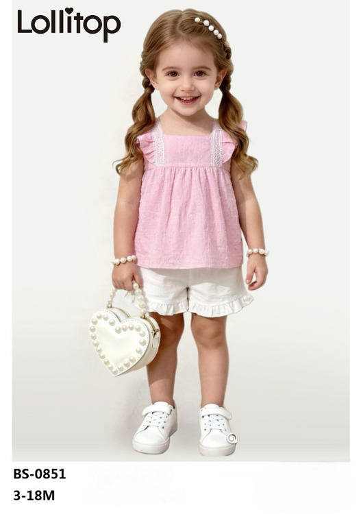 Immagine di Completo neonata estate Lollitop Art. BS0851