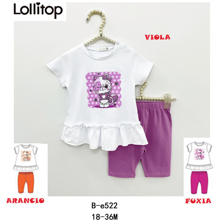 Immagine di Completo neonata estate Lollitop Art. BE522