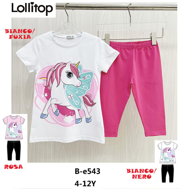 Immagine di Completo bambina estate Lollitop Art. BE543